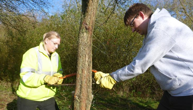 Huthwaite Brook clear-up