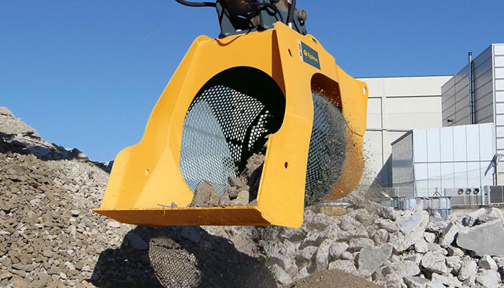 Epiroc bucket screener Epiroc bucket screener