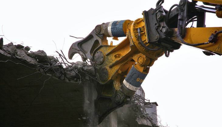 Epiroc's CB 5500 concrete demolition attachment Epiroc CB 5500 demolition attachment