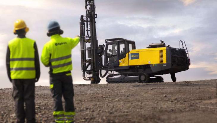 Epiroc have upgraded their PowerROC D45 drill rig PowerROC D45 drill rig