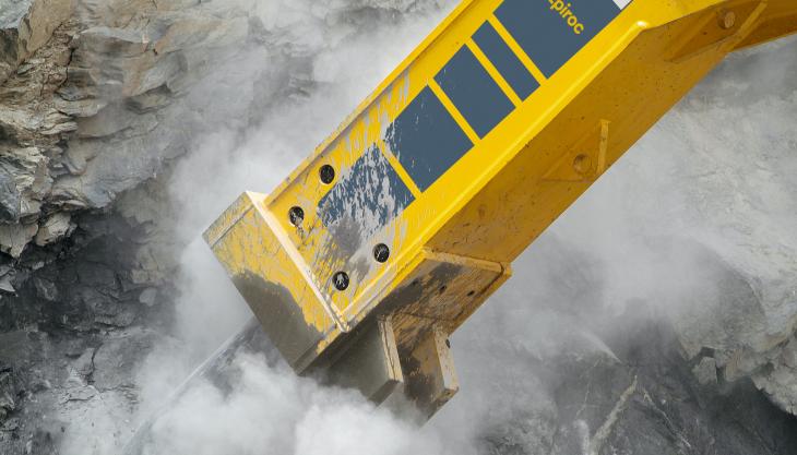 Epiroc HB 10000 hydraulic breaker Epiroc HB 10000 hydraulic breaker