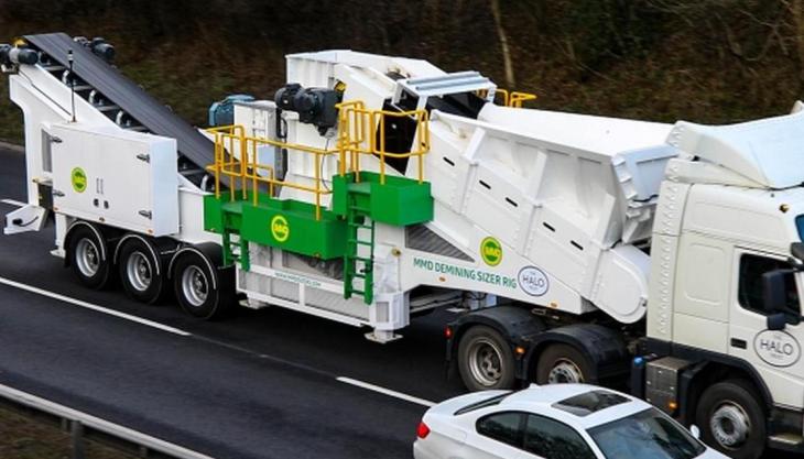 Mobile MMD Demining Sizer with Metalarm metal detector on route to Zimbabwe Eriez Metalarm metal detector sold to MMD