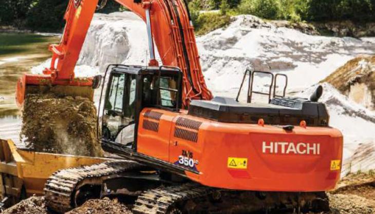 Hitachi excavator
