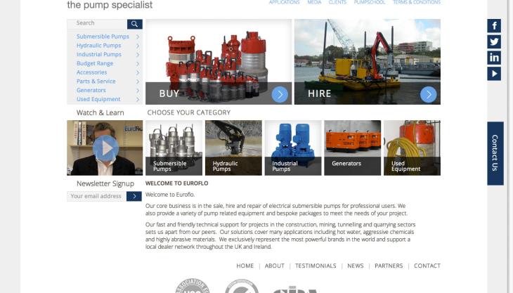 www.euroflo.com Euroflo website