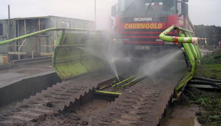 Euroflo pumps used in Wheelwash system