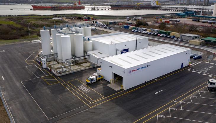 PolyBitumens is a new state-of-the-art polymer-modified bitumen and emulsion facility located in Thurrock PolyBitumens Thurrock facility