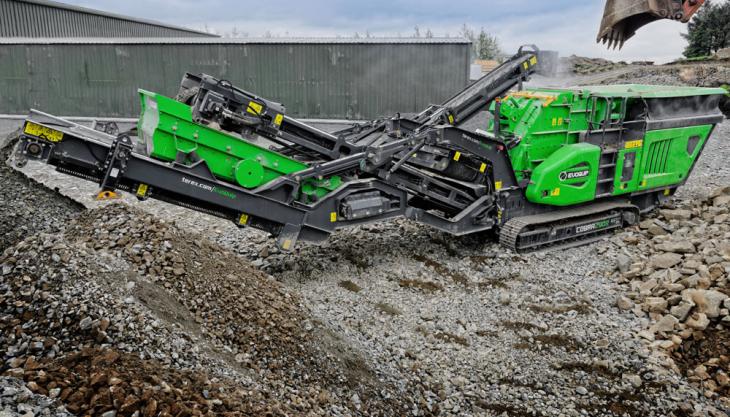 EvoQuip's Cobra 290R impact crusher Cobra 290R impact crusher