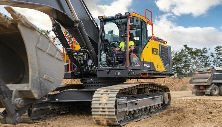 The new Volvo EC350E excavator Volvo EC350E excavator