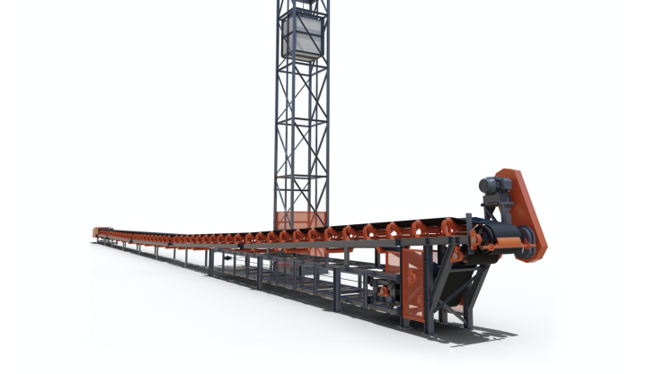 EXT Series of Zipline modular overland conveyors