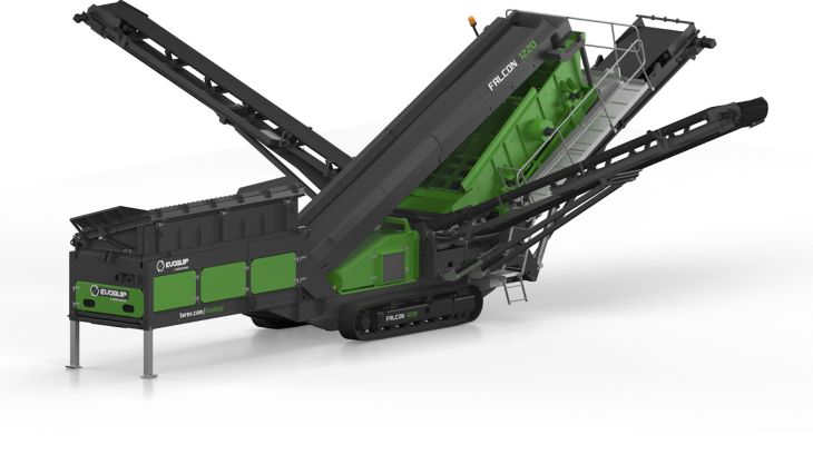 The Falcon 1220 from EvoQuip EvoQuip's Falcon 1220 aggregate screen