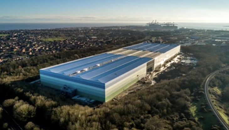 Felixstowe ‘mega’ distribution centre. Photo: Stephen Waller/Uniserve Felixstowe warehouse