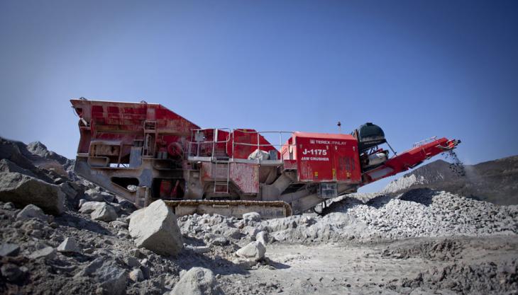 Terex Finlay J-1175 jaw crusher