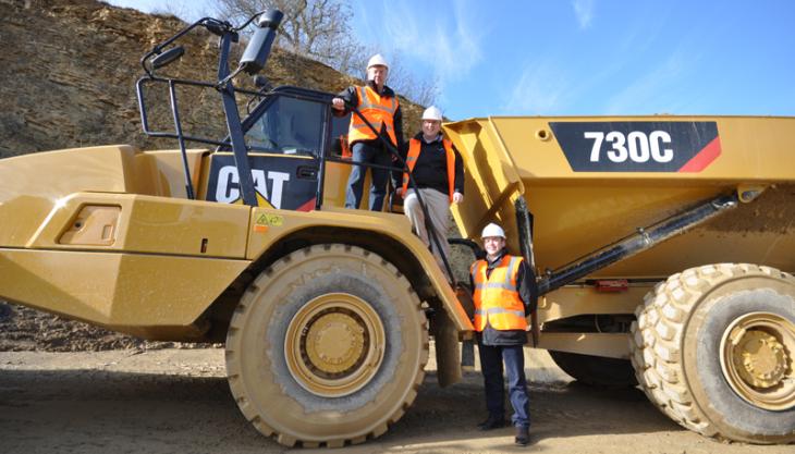 Cat 730C articulated dumptruck