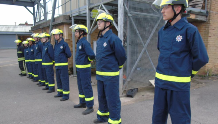 Swindon fire cadets