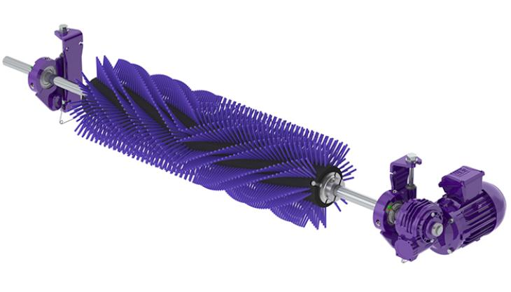 Flexco motorized brush cleaner