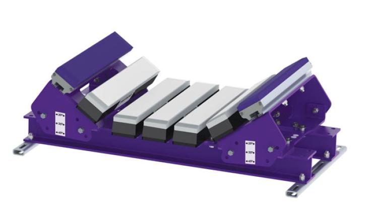 Conveyor modular impact bed