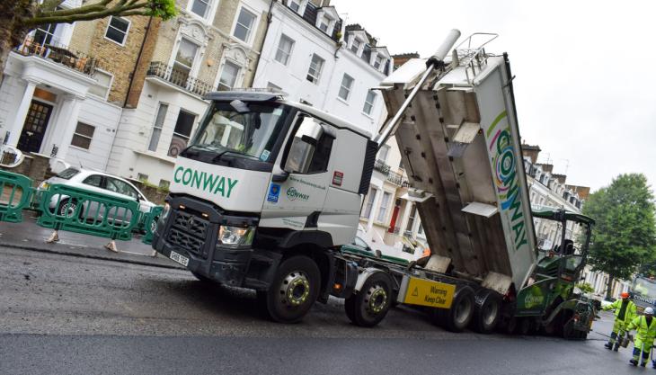 Westminster City Council's 80 per cent recycled asphalt trial