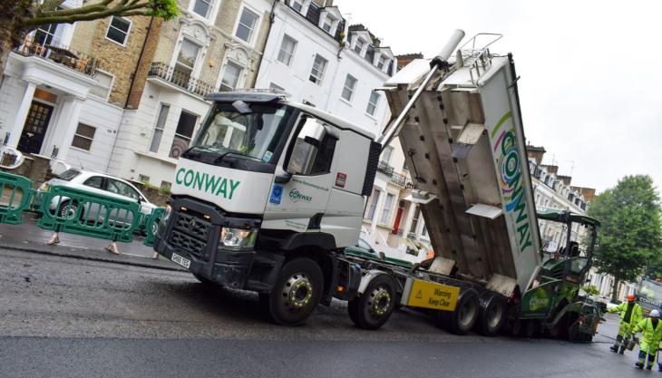 Westminster City Council's 80 per cent recycled asphalt trial Westminster City Council's 80 per cent recycled asphalt trial