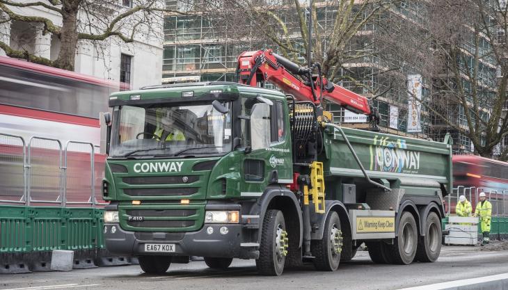New Scania Econic in FM Conway livery Scania Econic