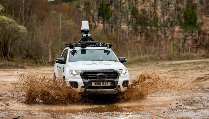 Ford Ranger retrofitted with Oxbotica’s pioneering autonomy software platform Oxbotica