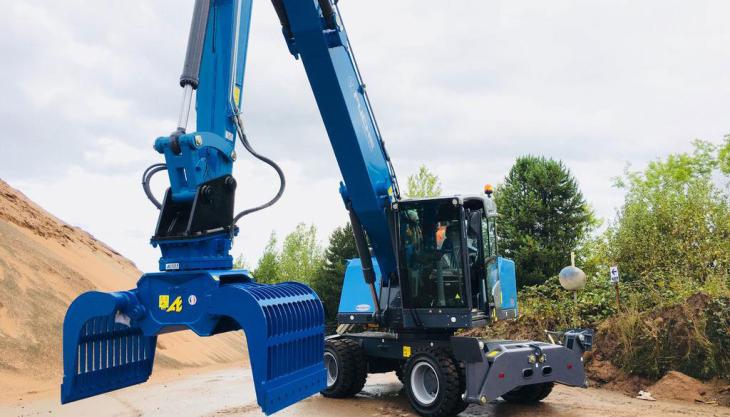 TG Enviro purchase new MHL331 F material-handler for its Shropshire MRF Fuchs MHL331 F material-handler