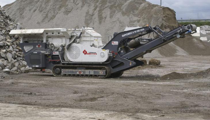 Giporec R90 FDR mobile crusher