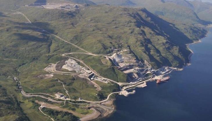 Aggregate Industries' Glensanda super quarry Glensanda