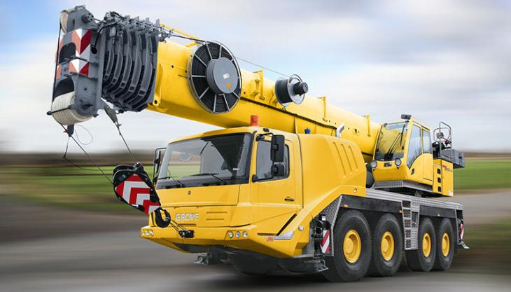 A Grove GMK4100L crane Grove GMK4100L crane