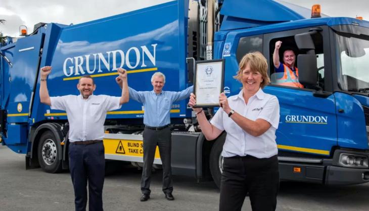 RoSPA Gold Award for Grundon RoSPA Gold Award for Grundon