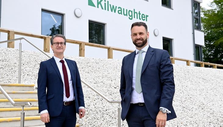 L-R: Kilwaughter Minerals Ltd’s chief executive, Gary Wilmot, welcomes new sales director David Grace Gary Wilmot and David Grace