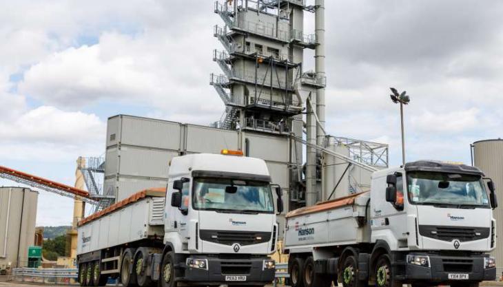 Hanson UK's new asphalt plant at Allington Allington asphalt plant