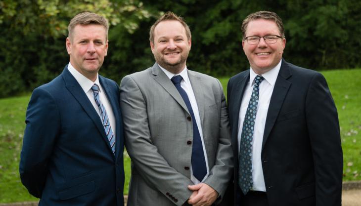 Left to right: John Doolan, Mark Hickingbottom and Neil Jackson John Doolan, Mark Hickingbottom and Neil Jackson