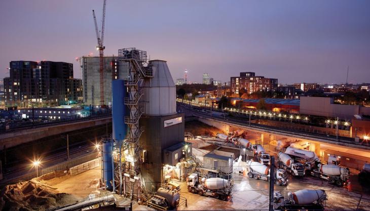 Hanson’s King’s Cross concrete plant has undergone a £2 million upgrade Hanson's King's Cross concrete plant