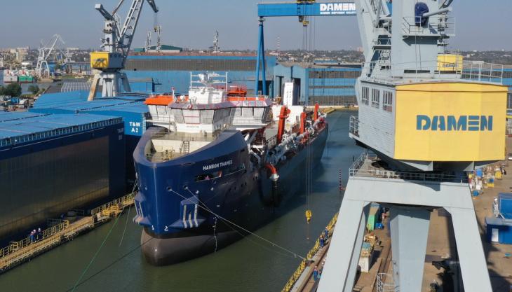 Hanson Thames marine aggregate dredger Hanson Thames marine aggregate dredger