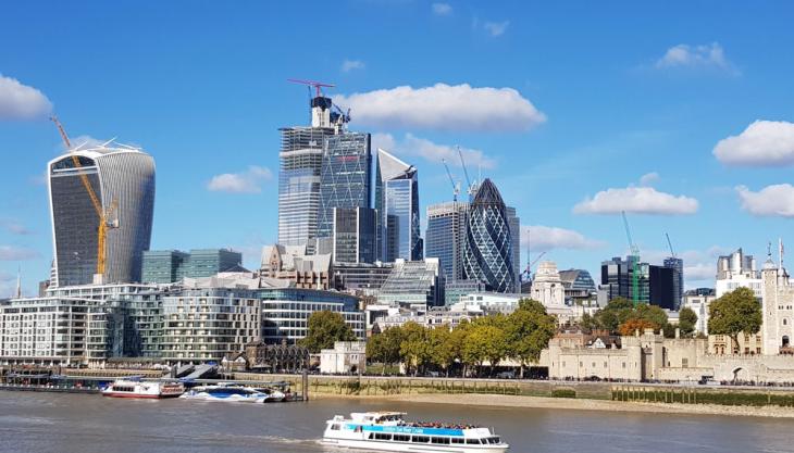 Hanson celebrate TwentyTwo contract milestone City of London skyline