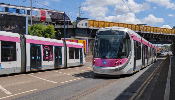 Hanson are providing 45,000 cubic metres of specialist concrete for the renewal of existing tram line track beds in Wolverhampton MMA project
