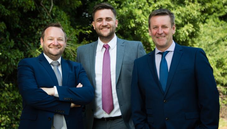 Phil Matthew (centre) and John Doolan (right) Phil Matthew and John Doolan