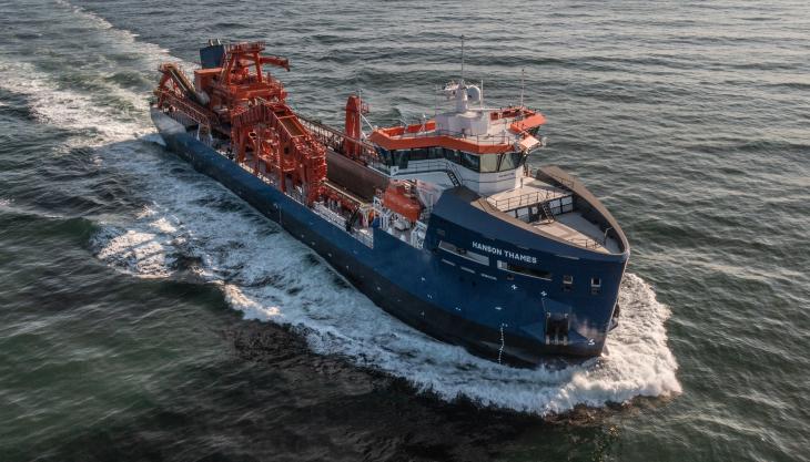Hanson Thames marine aggregates dredger Hanson Thames