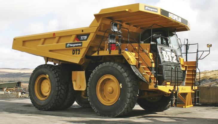 Cat 777F dumptruck