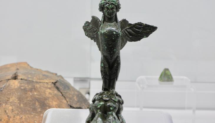 The Roman harpy figurine found at Brett Aggregates’ Brightlingsea Quarry Harpy