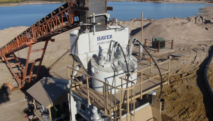 Hydro-Clean washing unit from Haver & Boecker Hydro-Clean washing unit