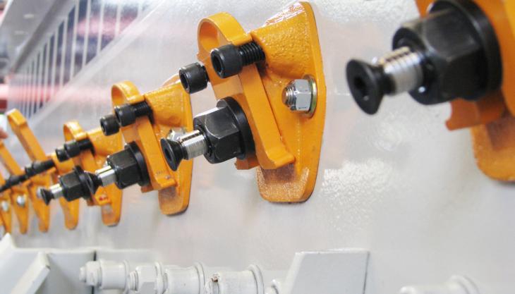 Haver & Boecker introduce Ty-Rail quick-tensioning system Screen tensioning system