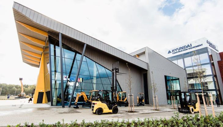 Hyundai’s European headquarters in Tessenderlo, Belgium HCEE HQ