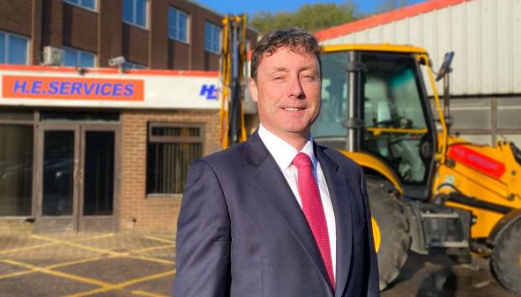 Brendan Walsh, new chief executive officer of H.E. Services Group Brendan Walsh