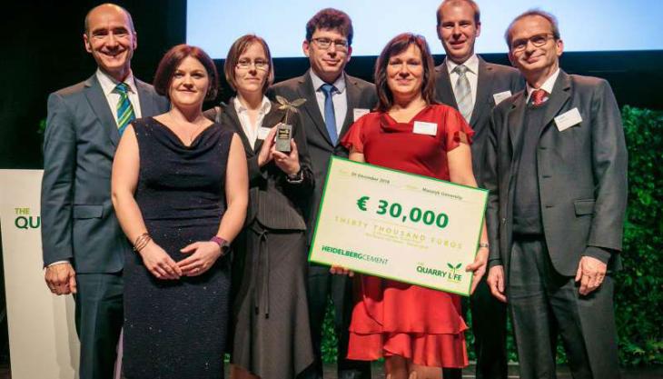 The Grand Prize winning team from the Masaryk University, in Czech Republic Quarry Life Grand Prize winners