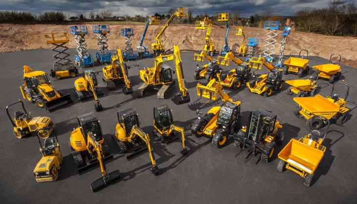 Hewden's plant hire fleet