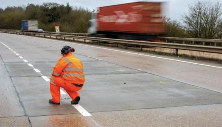 Up to £400 million will be invested over the next five years in Highways England’s drive to revitalize concrete roads in England Concrete roads