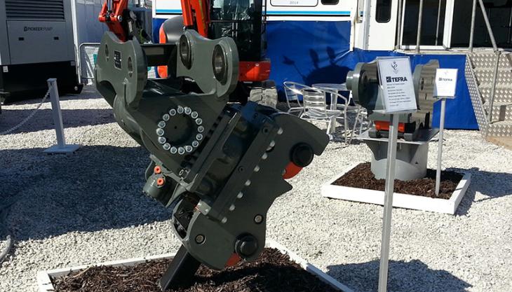 TEFRA Tilt coupler at Hillhead 2014