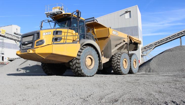 Bell B45E articulated dumptruck