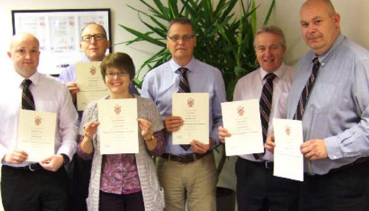 Six members of Hills' senior management team complete IOSH course Hills Group highlight health and safety success